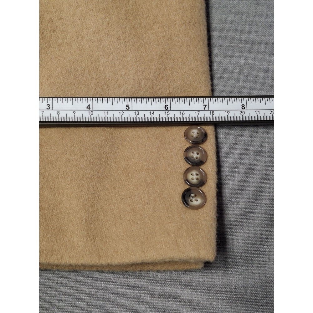 Botany 500 Camel Hair Blazer Mens 48R Long Tan 2 Button Notch Lapel USA - Picture 4 of 11